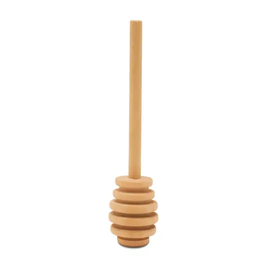 Honey Dipper Wood Stick 4 inch, Server for Honey Jar, Honey Drizzle |Woodpeckers {3}
