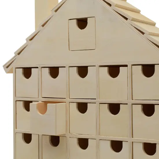 Wooden Advent Calendar, DIY Preassembled, Empty Drawers | Woodpeckers {2}