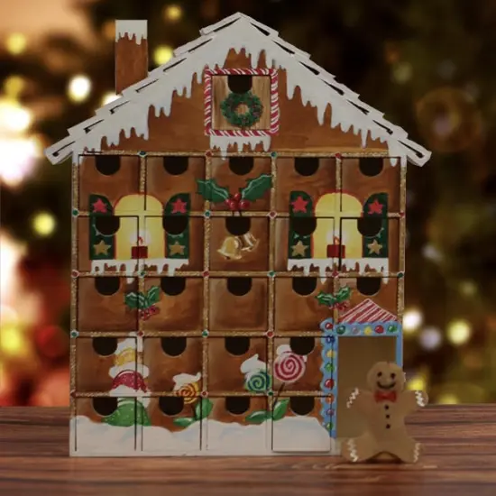 Wooden Advent Calendar, DIY Preassembled, Empty Drawers | Woodpeckers {4}