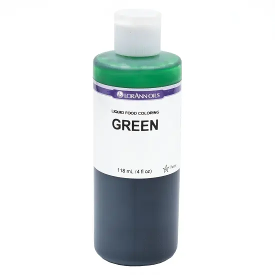 LorAnn Oils Green Liquid Food Color, 4 ounce {1}