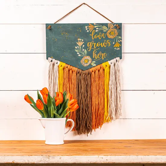 15 in. Unfinished Fiber Art Chevron Base {2}