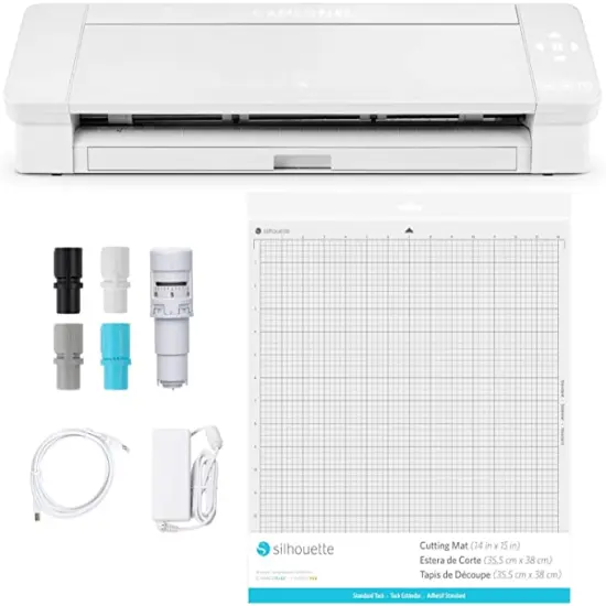 Silhouette Cameo 4 Plus (White) Cutting Machine {1}