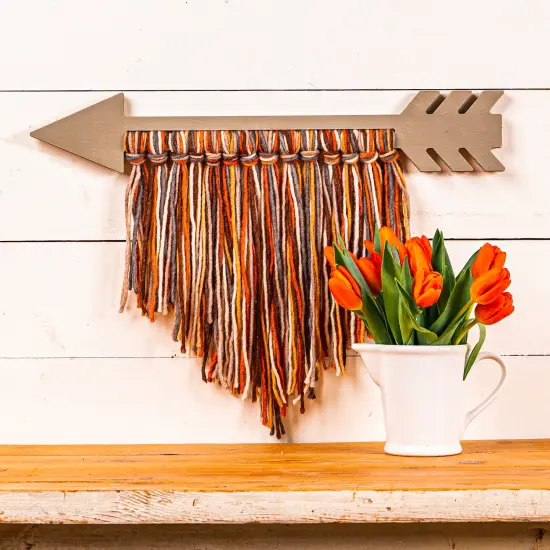 23 in. Unfinished Fiber Art Arrow Base {2}