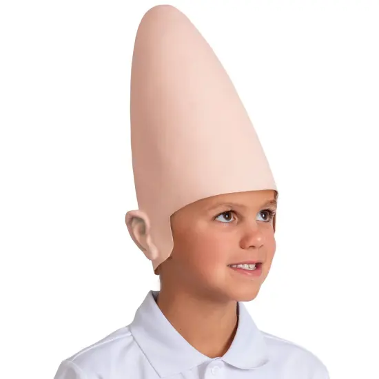 Alien Cone Bald Head - Weird Costume Accessory Egg Shaped Heads Props for Men Women Boys and Girls {2}