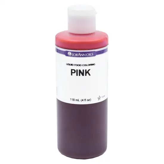 LorAnn Oils Pink Liquid Food Color, 4 ounce {1}