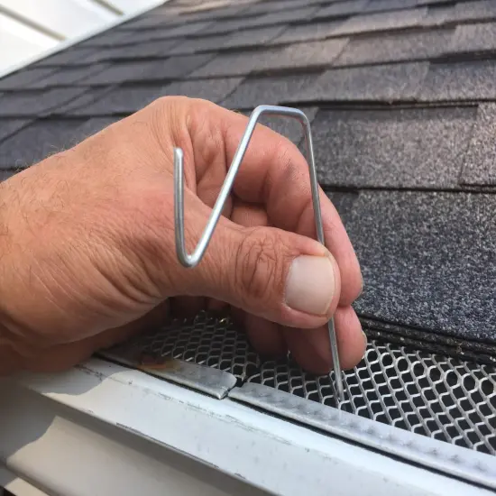 50 ct Christmas Hook: Christmas Light Hangers for gutters with mesh or perforated gutter guards {1}