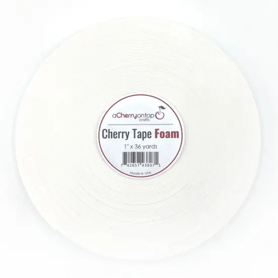 1 Inch Foam Cherry Tape - ACOT Double-Sided Adhesive Tape {1}