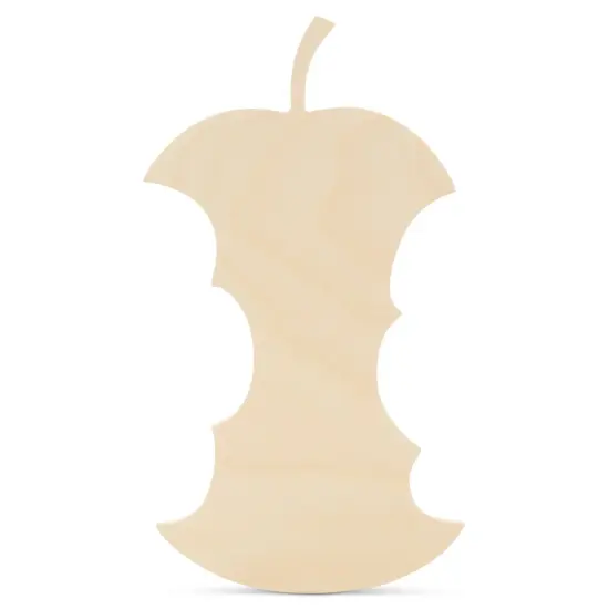 Apple Core Wood Cutout 12"x6-1/2", Unfinished Autumn Decor/Craft | Woodpeckers {1}