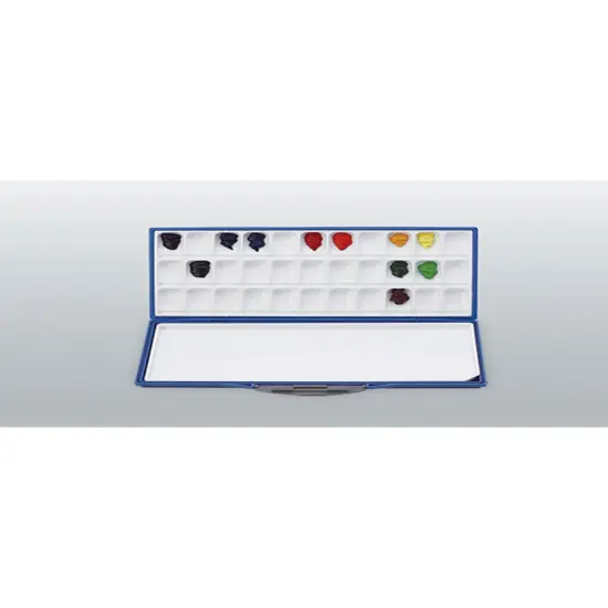 Fusion Airtight/Leakproof Watercolor Palette, Blue, 33 Wells {1}