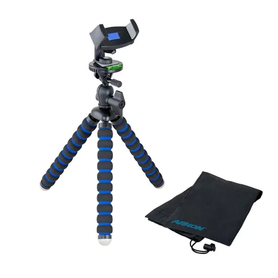 Arkon Mounts MG5TRIXL Mobile Grip 5 Tripod Phone Mount for iPhone 13 12 11 Galaxy S22 S21 Note 20 {3}
