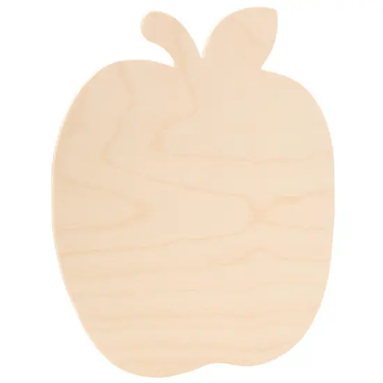 Large Wooden Apple Cutouts 8-1/2 x 9-1/2 Inch, Unfinished Birch | Woodpeckers {3}