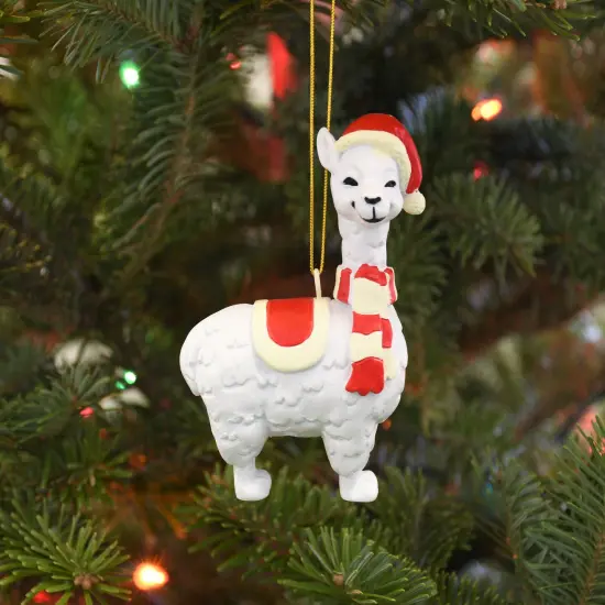 Tree Buddees Xmas Llama Animal Christmas Ornaments {6}
