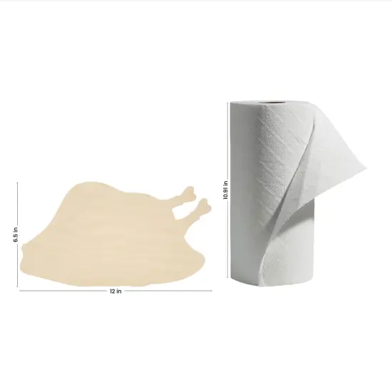 Roast Turkey Wood Cutout 6-1/2"x12", Unfinished, Thanksgiving Crafts | Woodpeckers {3}