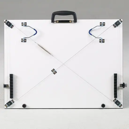 Pro-Draft Parallel Straightedge Board w/Easy-Fold Legs, White, 31" x 42" {2}