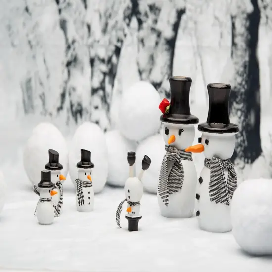 Snowman Peg Dolls 2-7/8 inch, Christmas Crafts, Nativity Scenes | Woodpeckers {5}