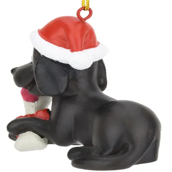 Puppy's First Christmas Christmas Ornament - Black Lab {4}