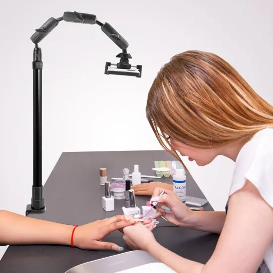 Arkon Mounts CLAMPRV29 Desk Table Clamp Phone or Camera Stand for Nail Art, Baking, Stamping, and Crafting Videos {5}