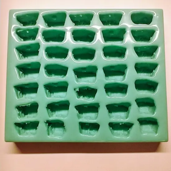 35pc Pineapple Chunks Tid Bits Silicone MEGA MOLD for Wax Melts | Candles | Resin Castings| BULK EMBEDS {6}