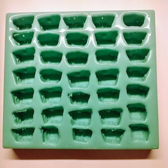 35pc Pineapple Chunks Tid Bits Silicone MEGA MOLD for Wax Melts | Candles | Resin Castings| BULK EMBEDS {3}