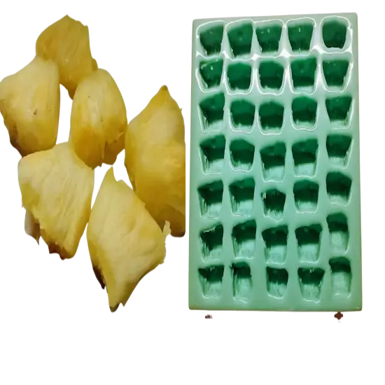 35pc Pineapple Chunks Tid Bits Silicone MEGA MOLD for Wax Melts | Candles | Resin Castings| BULK EMBEDS {1}