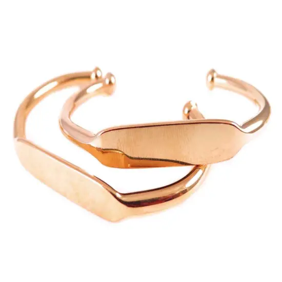 Large Engraving Cuff Bracelet (J611) (1x) {1}