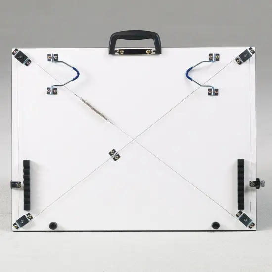 Pro-Draft Parallel Straightedge Board w/Easy-Fold Legs, White, 18" x 24" {2}