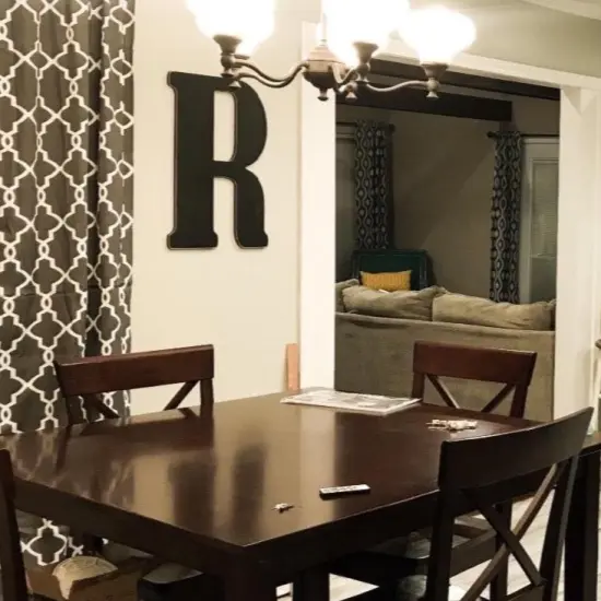 23 In. Letter R, Unfinished Vintage Wood Letter (R) {4}