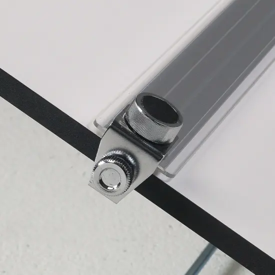 Pro-Draft Deluxe Adjustable Parallel Straightedge Board w/Adjustable Stand, White, 23" x 31" {2}