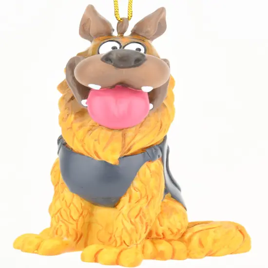 German Shepherd Police Dog K9 Christmas Ornament {3}