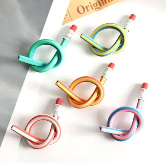 35 pcs Bendy Flexible Soft Pencils Multi Colored {1}