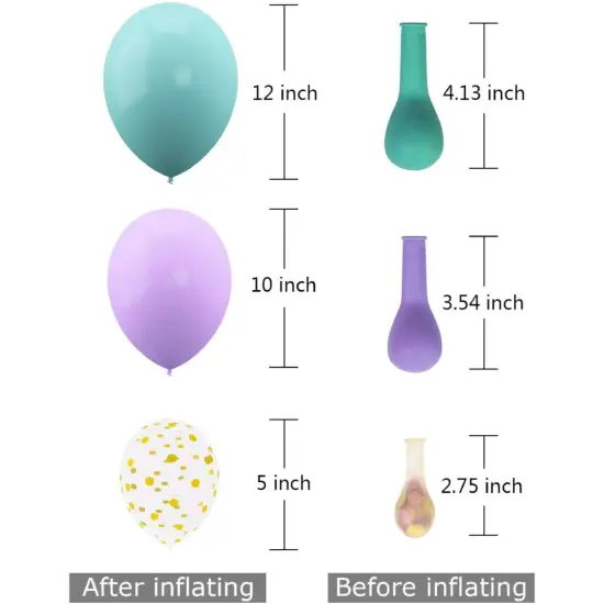 Unicorn Balloon Arch 168Pcs Girls Balloon Garland Kit {5}