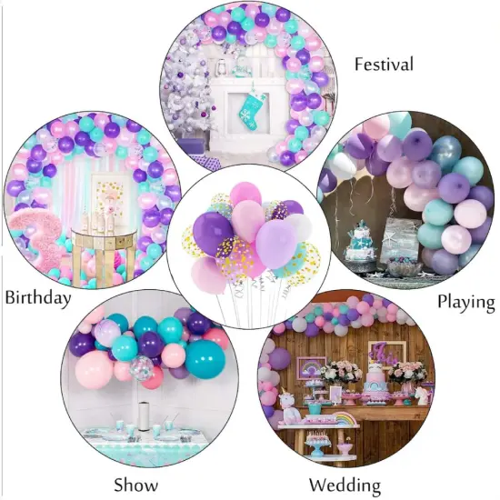 Unicorn Balloon Arch 168Pcs Girls Balloon Garland Kit {2}