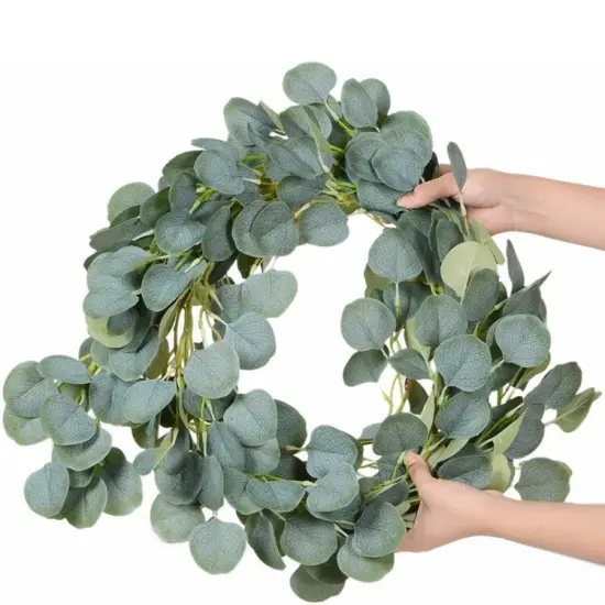 6.5ft Artificial Eucalyptus Garland Dollar Eucalyptus {1}