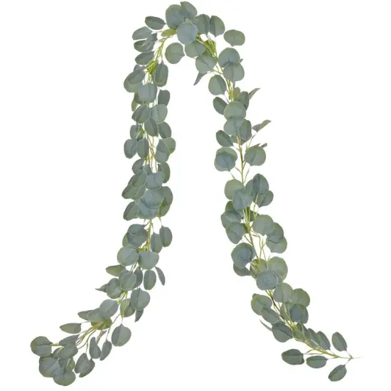 6.5ft Artificial Eucalyptus Garland Dollar Eucalyptus {4}