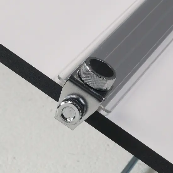 Pro-Draft Deluxe Adjustable Parallel Straightedge Board w/Adjustable Stand, White, 20" x 26" {3}