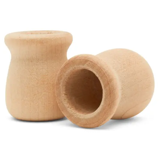 Bean Pot Candle Cups Multiple Sizes Available, Unfinished for Crafts | Woodpeckers {1}