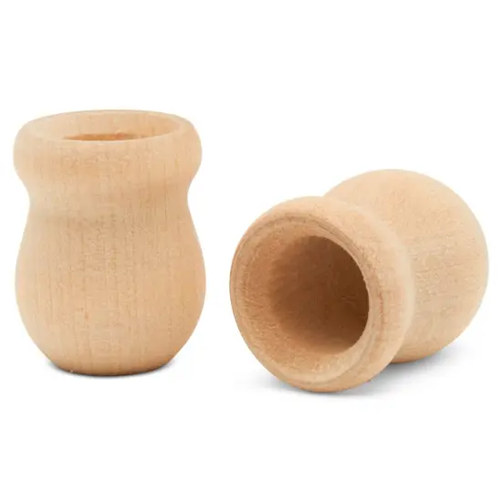 Bean Pot Candle Cups Multiple Sizes Available, Unfinished for Crafts | Woodpeckers {6}