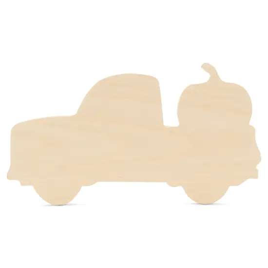 Pumpkin Truck Wood Cutout 6-1/2"x12" Unfinished Thanksgiving Craft | Woodpeckers {1}