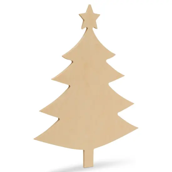 Christmas Tree Wood Cutout Unfinished Multiple Sizes Available, Crafts & Décor | Woodpeckers {7}