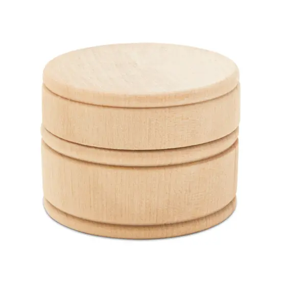 Mini Trinket Box 2-1/8", Unfinished Wooden Jewelry Box for Craft | Woodpeckers {7}