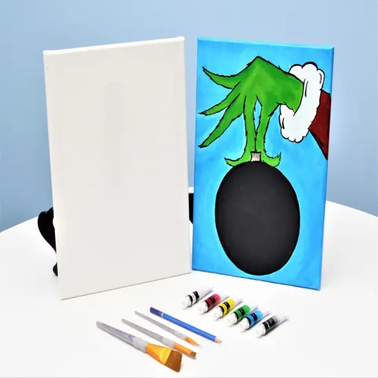 Christmas Paint Kit - Christmas Countdown Acrylic Painting Kit & Video Lesson, Art Gift Set, DIY Christmas Craft, Beginner Painting, Paint At Home, Paint Party {2}