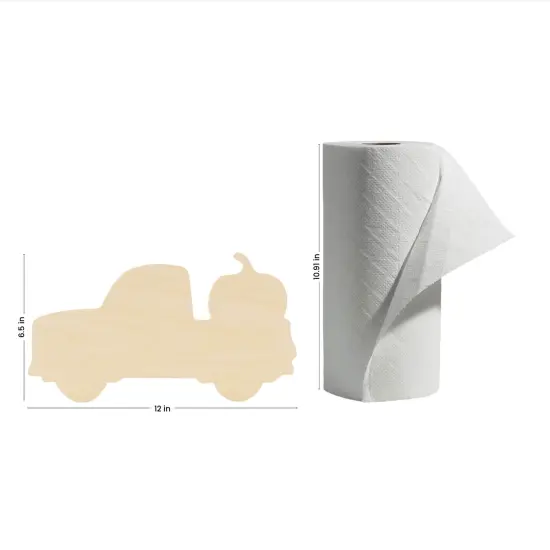 Pumpkin Truck Wood Cutout 6-1/2"x12" Unfinished Thanksgiving Craft | Woodpeckers {3}