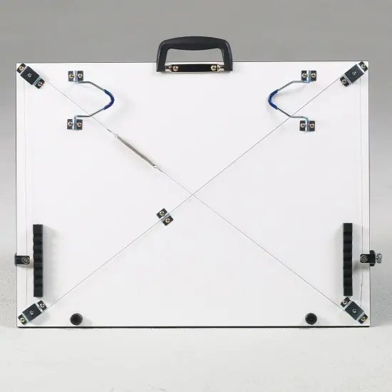 Pro-Draft Parallel Straightedge Board w/Easy-Fold Legs, White, 24" x 36" {2}