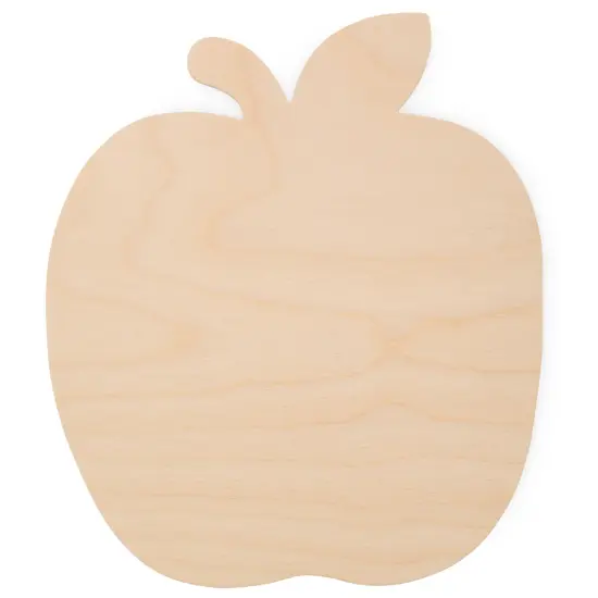 Large Wooden Apple Cutouts 8-1/2 x 9-1/2 Inch, Unfinished Birch | Woodpeckers {2}