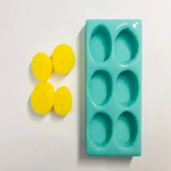 6pc Banana Silicone Mold. Realistic Banana Food Shape Mold, For Wax | Embed | Soap |Resin Castings {1}