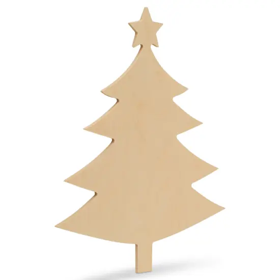Christmas Tree Wood Cutout Unfinished Multiple Sizes Available, Crafts & Décor | Woodpeckers {2}