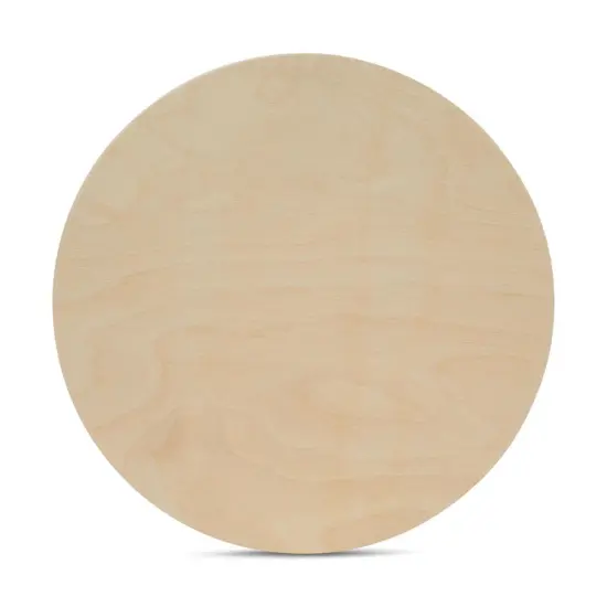 Wood Circles 16 inch, 3 Thicknesses, Unfinished Birch Sign Plaques | Woodpeckers {5}
