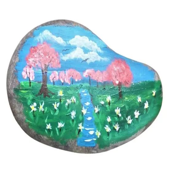 Springtime Delight Rock Painting Kit & Video Lesson {1}