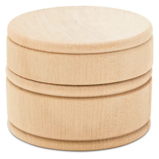 Mini Trinket Box 2-1/8", Unfinished Wooden Jewelry Box for Craft | Woodpeckers {1}