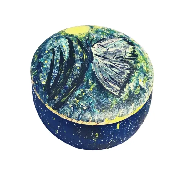 Paint Kit - Butterfly Tranquility Tabletop Trinket Box Painting Kit & Video Lesson, Art Gift Set, DIY Craft, Painting Gift Set, Beginner Painting, Paint At Home {2}